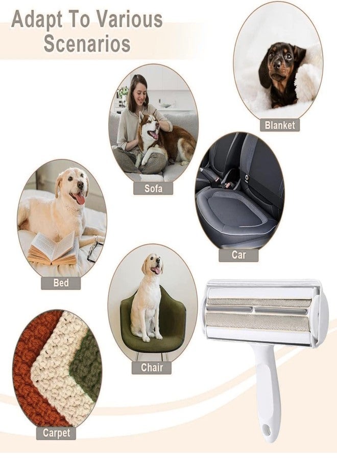 ZOQWEID Reusable Dog Hair Remover Roller Dog Cat and Other Pets Hairs Cleaning Fur Brush Rollers Easy Hair Removal Furniture, Clothes, Sofa, Carpet, Couch, Bedding (Grey) - Image 2