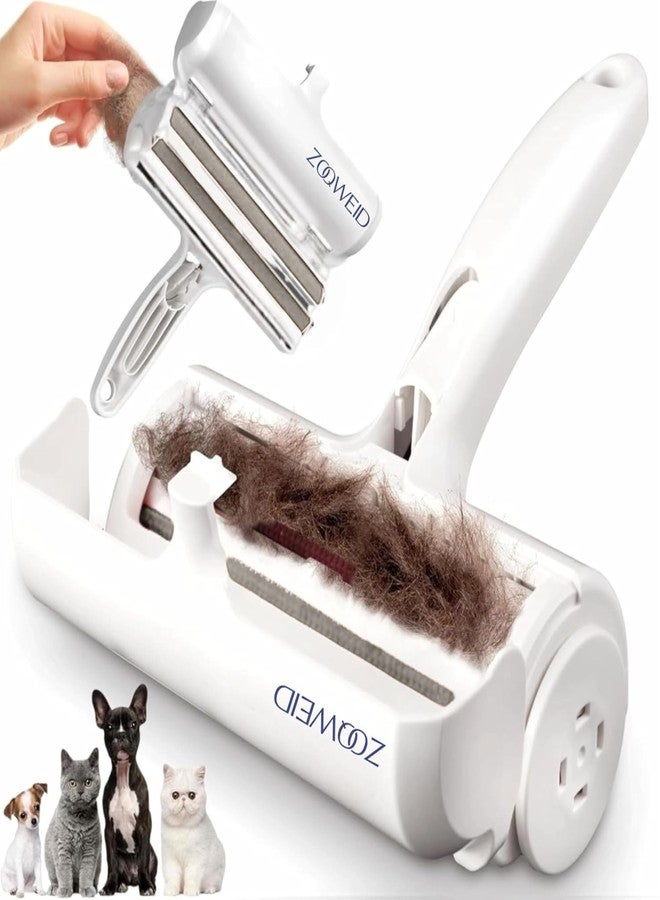 ZOQWEID Reusable Dog Hair Remover Roller Dog Cat and Other Pets Hairs Cleaning Fur Brush Rollers Easy Hair Removal Furniture, Clothes, Sofa, Carpet, Couch, Bedding (Grey) - Image 1