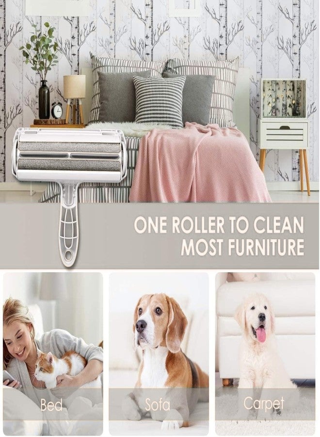ZOQWEID Reusable Dog Hair Remover Roller Dog Cat and Other Pets Hairs Cleaning Fur Brush Rollers Easy Hair Removal Furniture, Clothes, Sofa, Carpet, Couch, Bedding (Grey) - Image 3