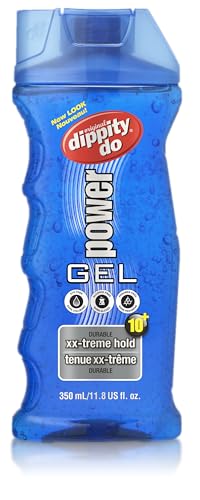 dippity-do Dippity Do Power XX-treme Hold Durable Hair Gel, Durability, High Shine, All Day Hold, Non Greasy, Natural Feel, Non Flaking, Level 10 Strength, Clear, 11.8 Fl Oz - Image 1