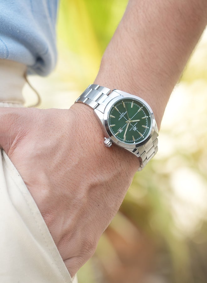 كينيث سكوت ساعة يد رجالية من الستانلس ستيل بعقارب - -  مم - Image 5