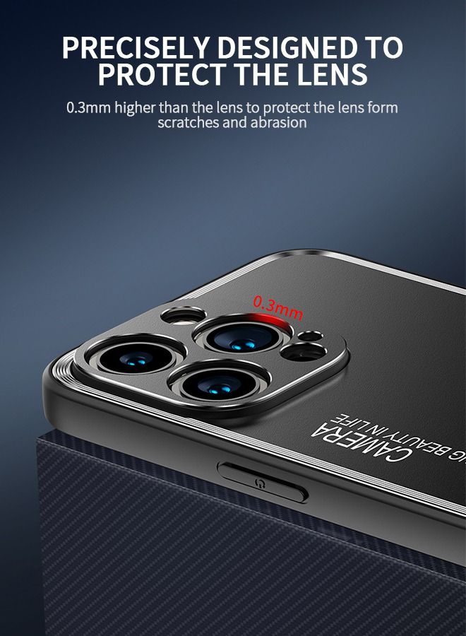 GROIC IPhone 14 Pro Case 6.1 Inch, Stainless Steel Protective Cover, Durable, Anti-Slip, Anti-Fingerprint, Shockproof Protector Cover - Image 3