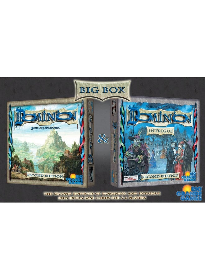 ريو جراند جيمز Rio Grande Games: Dominion Big Box الإصدار الثاني: لعبة لوحة استراتيجية، تأتي مع بطاقات أساسية إضافية لـ 5-6 لاعبين، متوافقة مع جميع توسعات Dominion - Image 2