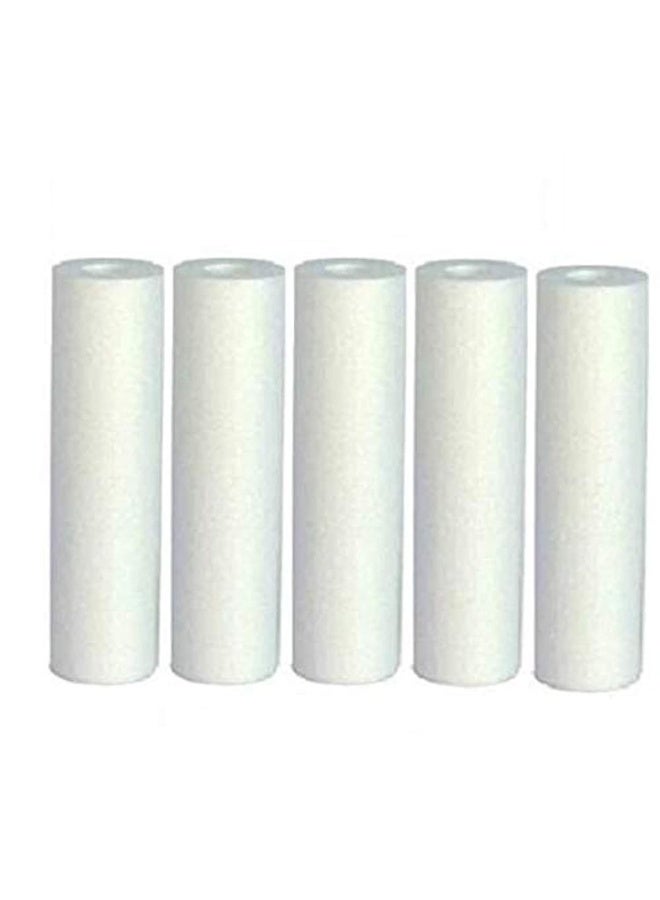 Water filter candles - 5 pieces - white