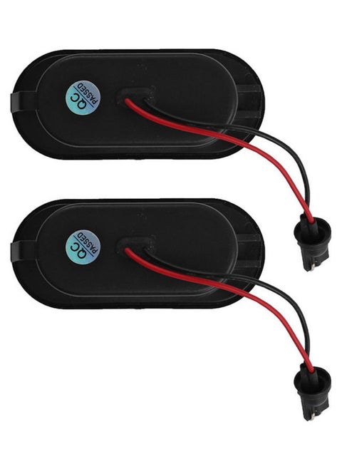 2-Piece Dynamic LED Side Marker Turn Signal Blinker Light