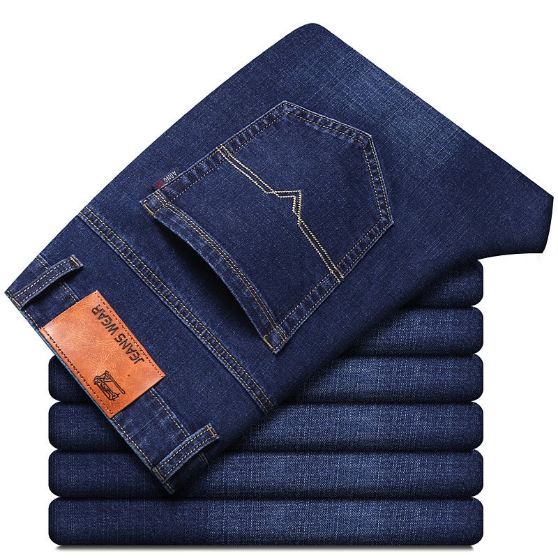 Unisex Casual Daily Denim Jeans - Image 1