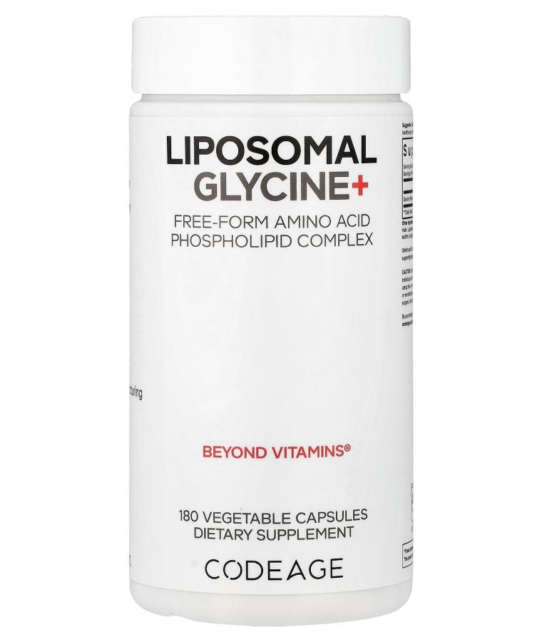 Codeage Liposomal Glycine+ 180 Vegetable Capsules (500 mg per Capsule)