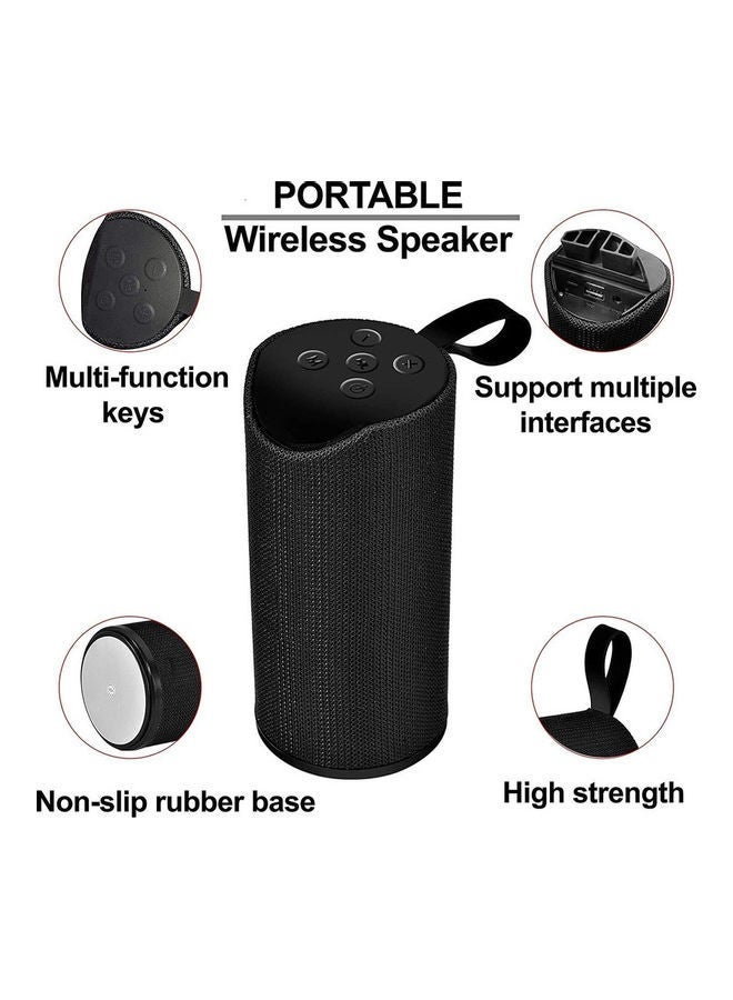 BSNL TG113 Outdoor Portable Wireless Bluetooth Speaker Black - Image 4