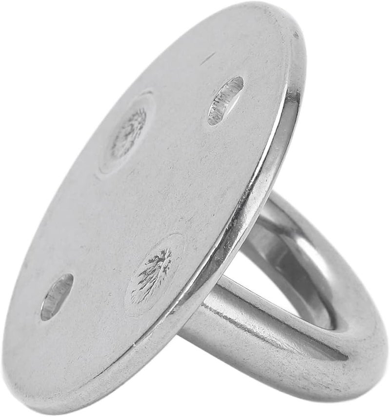 8MM Stainless Steel Pad Eye Plate U Hook For Boat Hammock Swing Chair Wall Mount - Image 5
