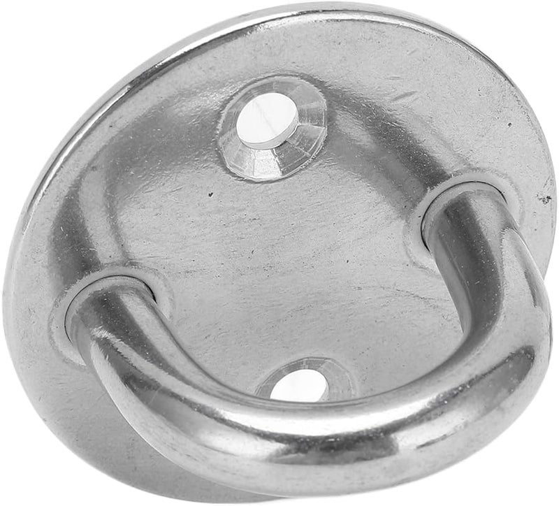 8MM Stainless Steel Pad Eye Plate U Hook For Boat Hammock Swing Chair Wall Mount - Image 1