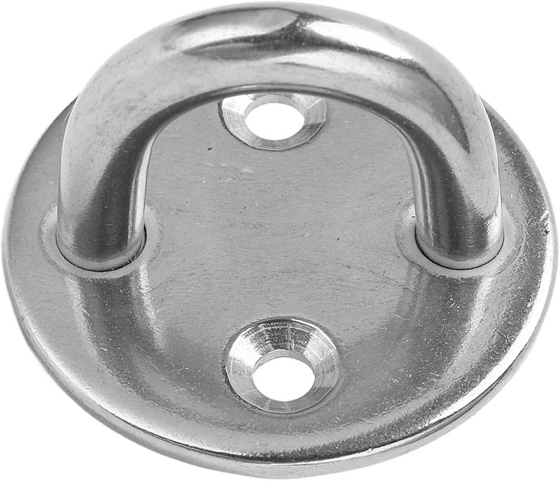 8MM Stainless Steel Pad Eye Plate U Hook For Boat Hammock Swing Chair Wall Mount - Image 3