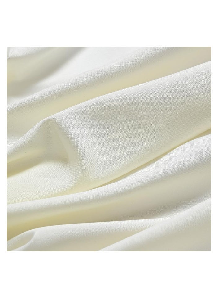 سمارت هوم طقم شرشف مطاط مكون من قطعتين- شرشف مقاس مفرد 200×140+30 سم + غطاء وسادة مقاس 50×75 - مفرش فخم وناعم مصنوع من المايكوفايبر 100%  - Image 5