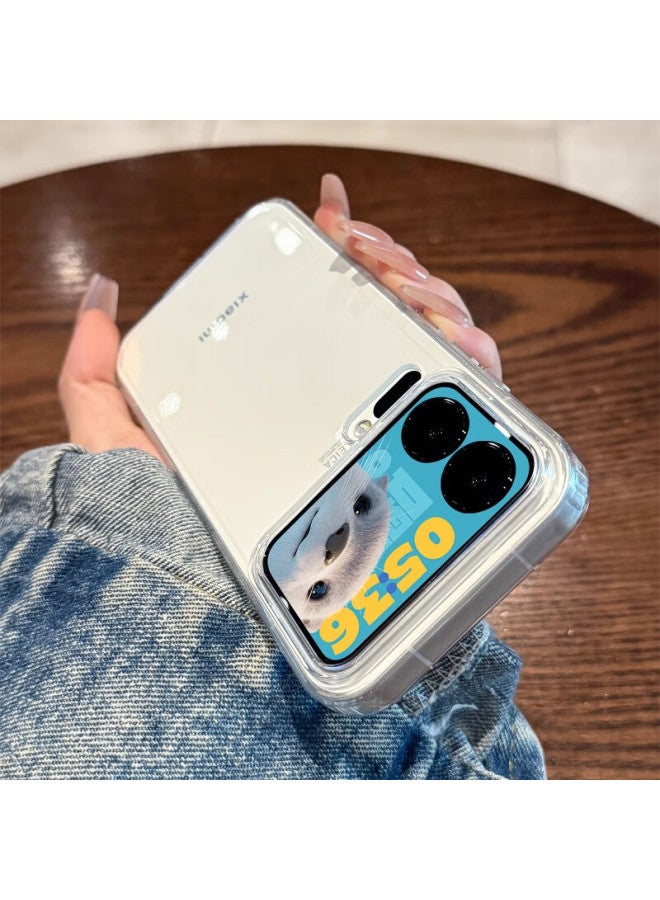 Smorss Xiaomi 17 Pro Case Ultra-thin Full-cover Skin-friendly Transparent Airbag Shockproof Soft Cover For Men And Women - Image 2