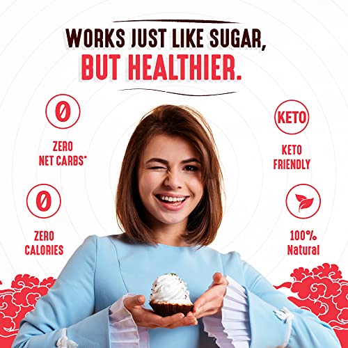 Lakanto Classic Japanese's Monk Fruit Sweetener with Erythritol, 200g || White Sugar Substitute, Zero Calorie, Keto Diet Friendly, Zero Net Carbs, Baking, Extract, Sugar Replacement | Sugar Free - Image 2