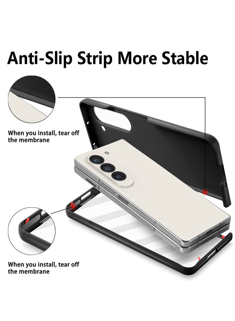 general Magnetic case compatible with Samsung-Z Fold7, 【support wireless charging】 full package anti-drop anti-fingerprint protective case for Samsung-Z Fold7 - Image 2