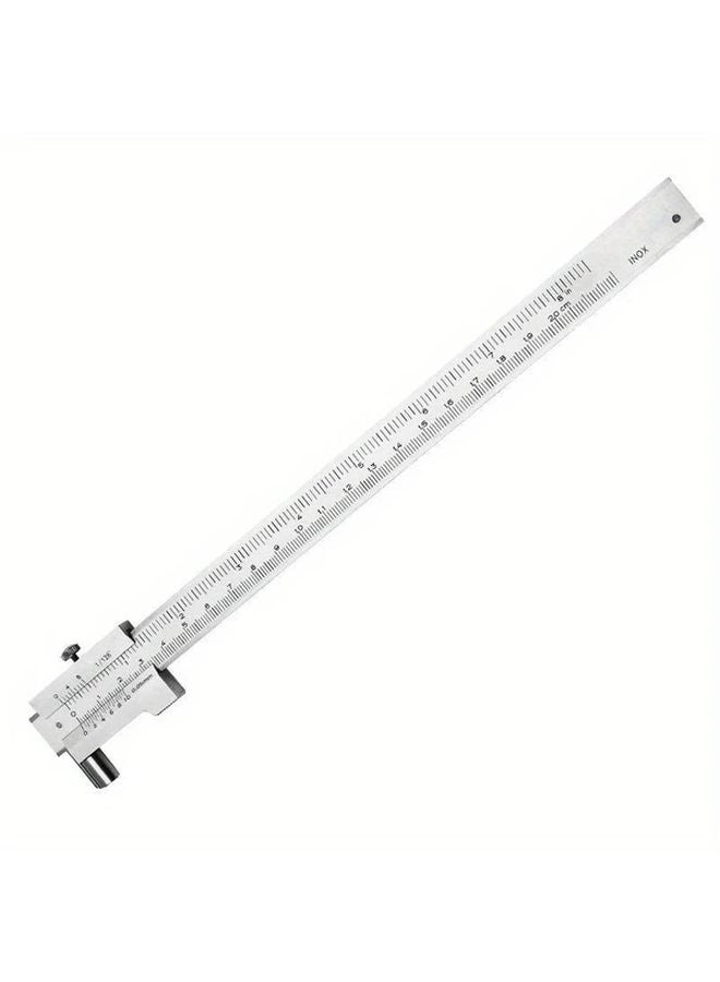 Ergonomic Stainless Steel Vernier Caliper With Carbide Scriber 0 200mm Precision Measuring Tool - Image 1