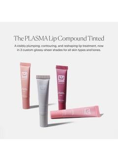 U Beauty U Beauty The PLASMA Tinted Lip Compound Anti-Wrinkle & Anti-Aging Treatment - Shimmery Plumping Lip Gloss with Hyaluronic Acid, Shea Butter, Salicylic Acid & Peptides to Deeply Hydrate,Cassis - 15 mL  - Image 2