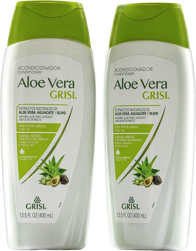 Aloe Vera Conditioner Moisturizing Conditioner with Aloe Vera Extract Paraben Free Hair Product for Soft and Shiny Hair 2Pack of 135 FL Oz Bottles