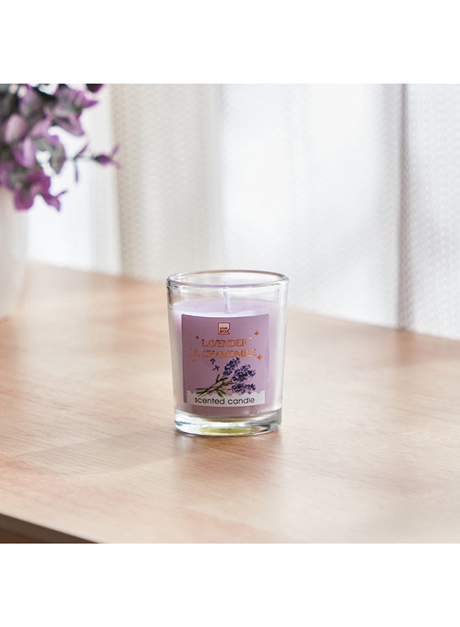 Home Box Qara Lavender Chamomile Glass Candle 50 g  - Image 2