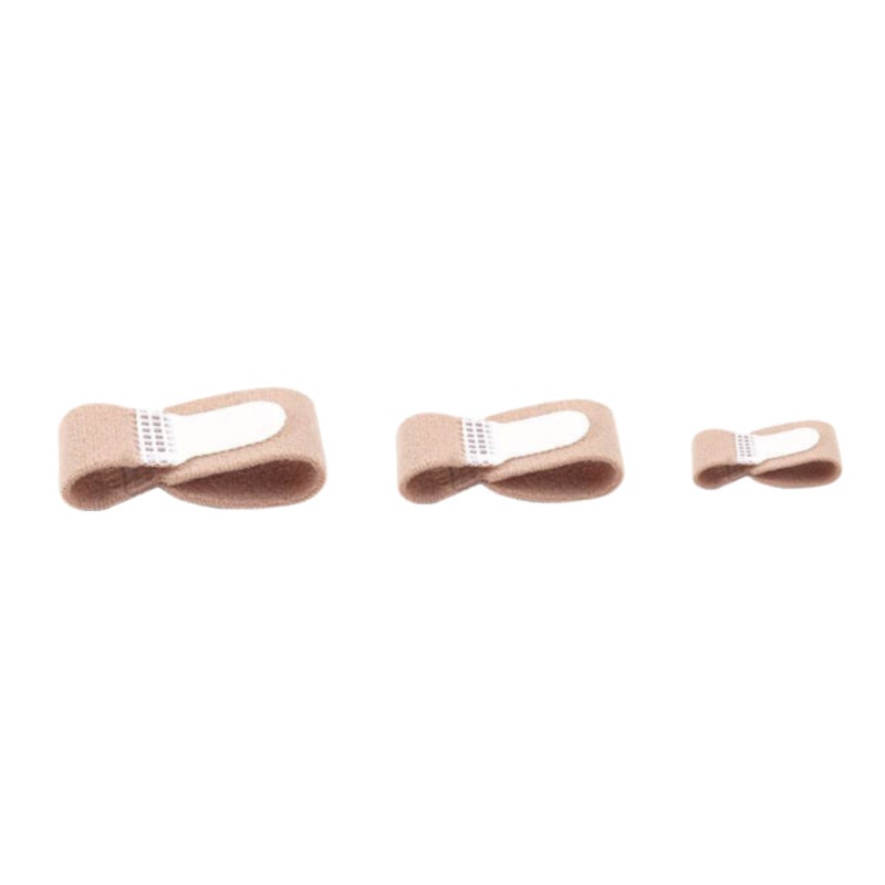 Finger toe splitter, toe bandage, thumb valgus wearing cloth strip, middle toe stretcher bandage, 3 packs M size - Image 1