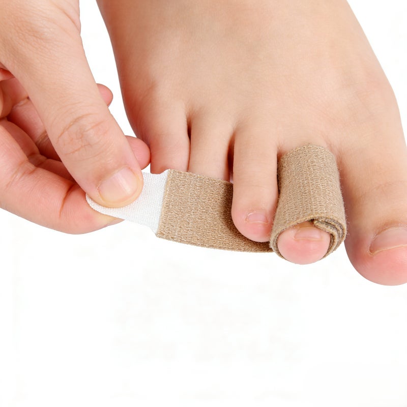 Finger toe splitter, toe bandage, thumb valgus wearing cloth strip, middle toe stretcher bandage, 3 packs M size - Image 5