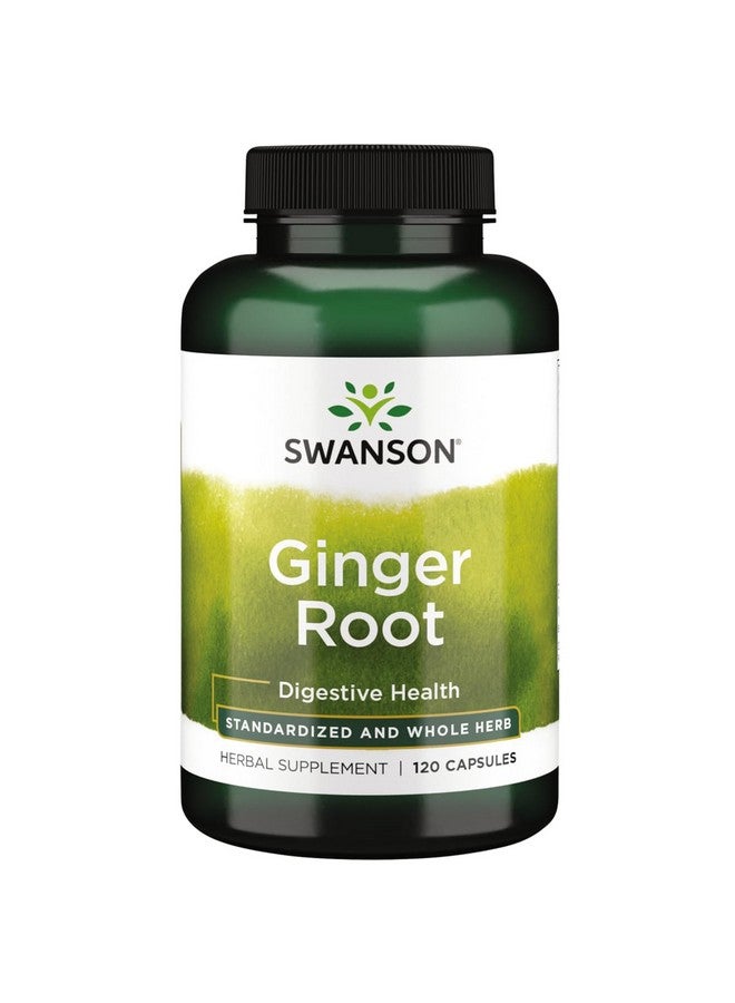 Swanson Ginger Root (Standardized) 250 Milligrams 120 Capsules - Image 1