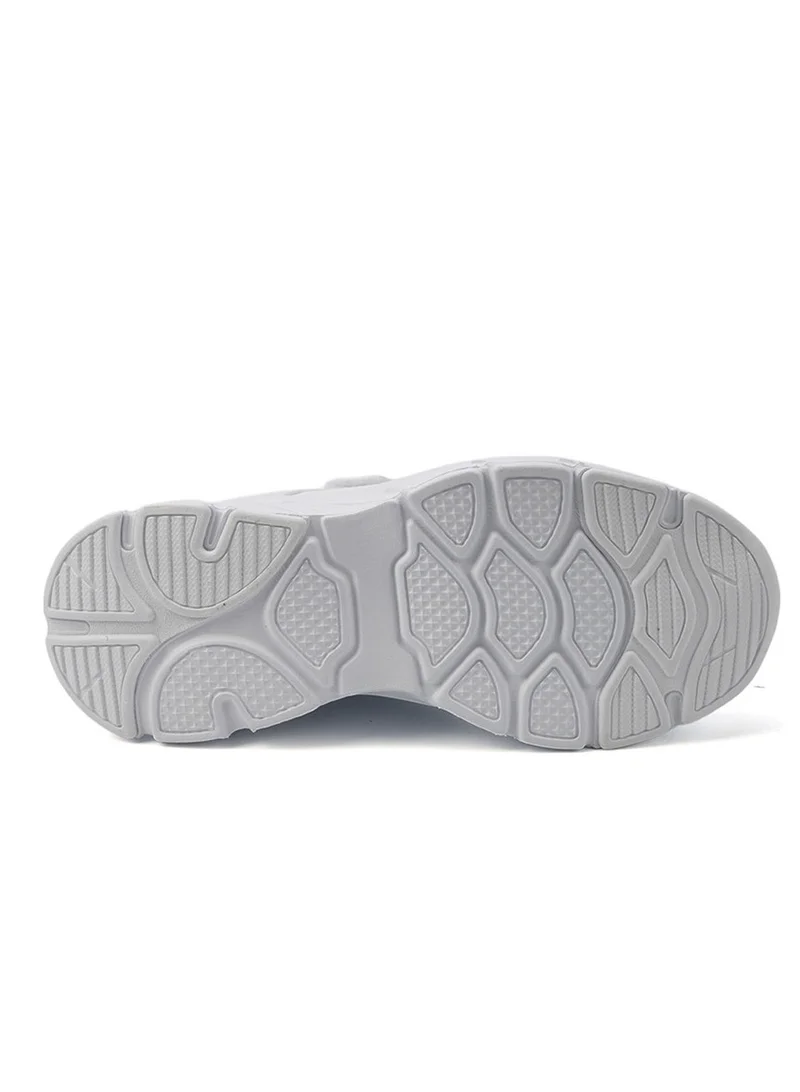 U.S. Polo Assn. Kids' White Velcro Strap Sneakers – Comfy, Cushioned Sole for All-Day Play!