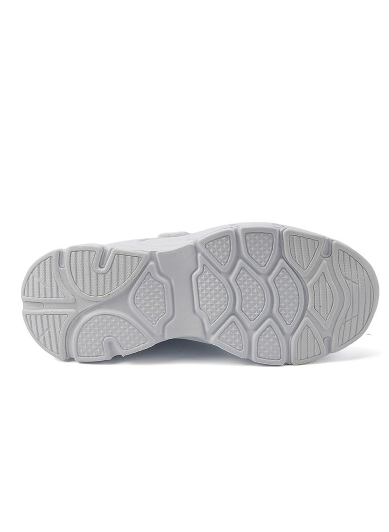 U.S. Polo Assn. Kids White Velcro Strap Sneakers – Comfy, Cushioned Sole for All-Day Play!  - Image 4