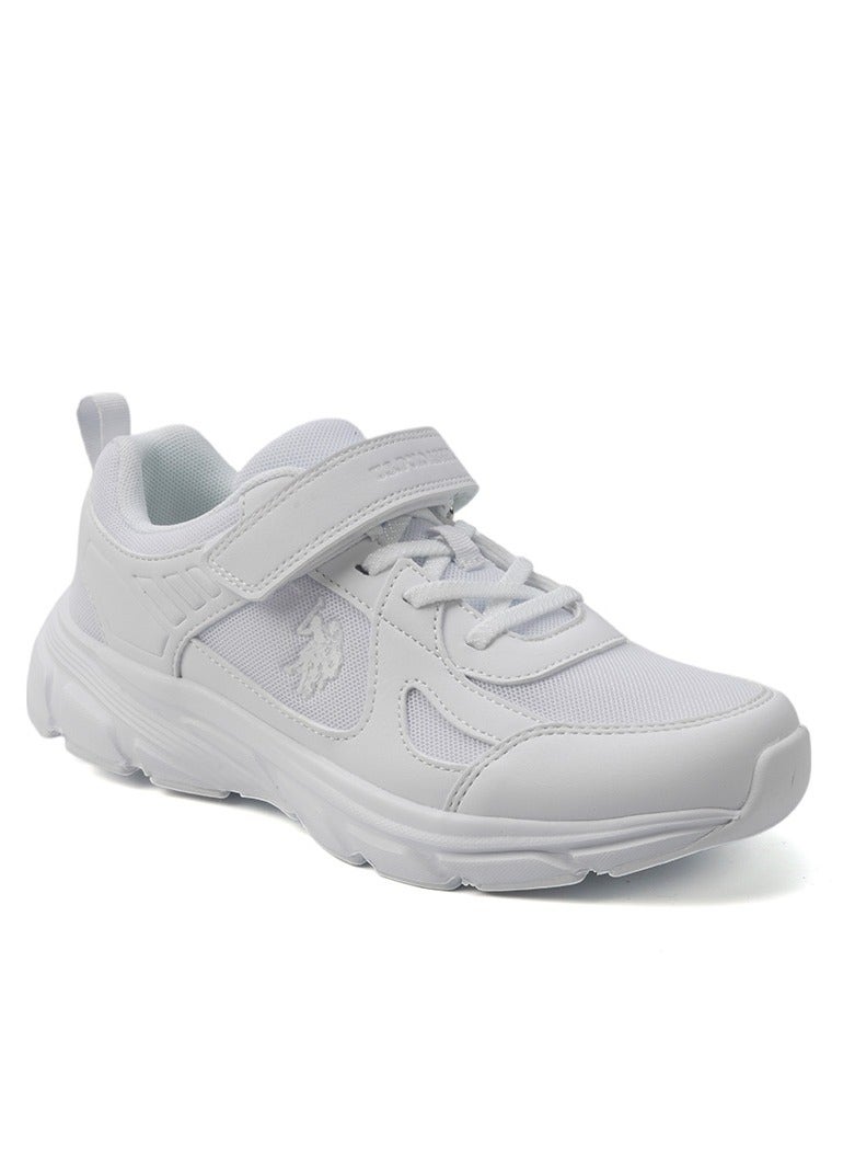 U.S. Polo Assn. Kids White Velcro Strap Sneakers – Comfy, Cushioned Sole for All-Day Play!  - Image 3