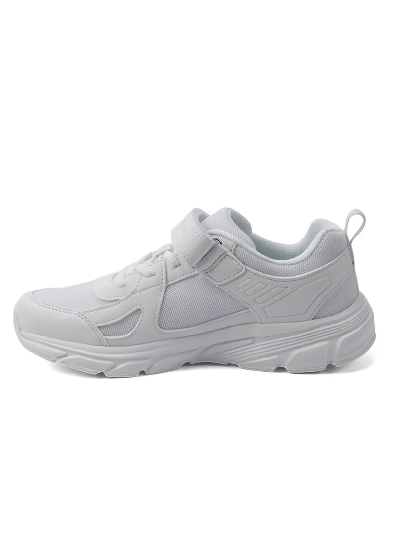 U.S. Polo Assn. Kids' White Velcro Strap Sneakers – Comfy, Cushioned Sole for All-Day Play!