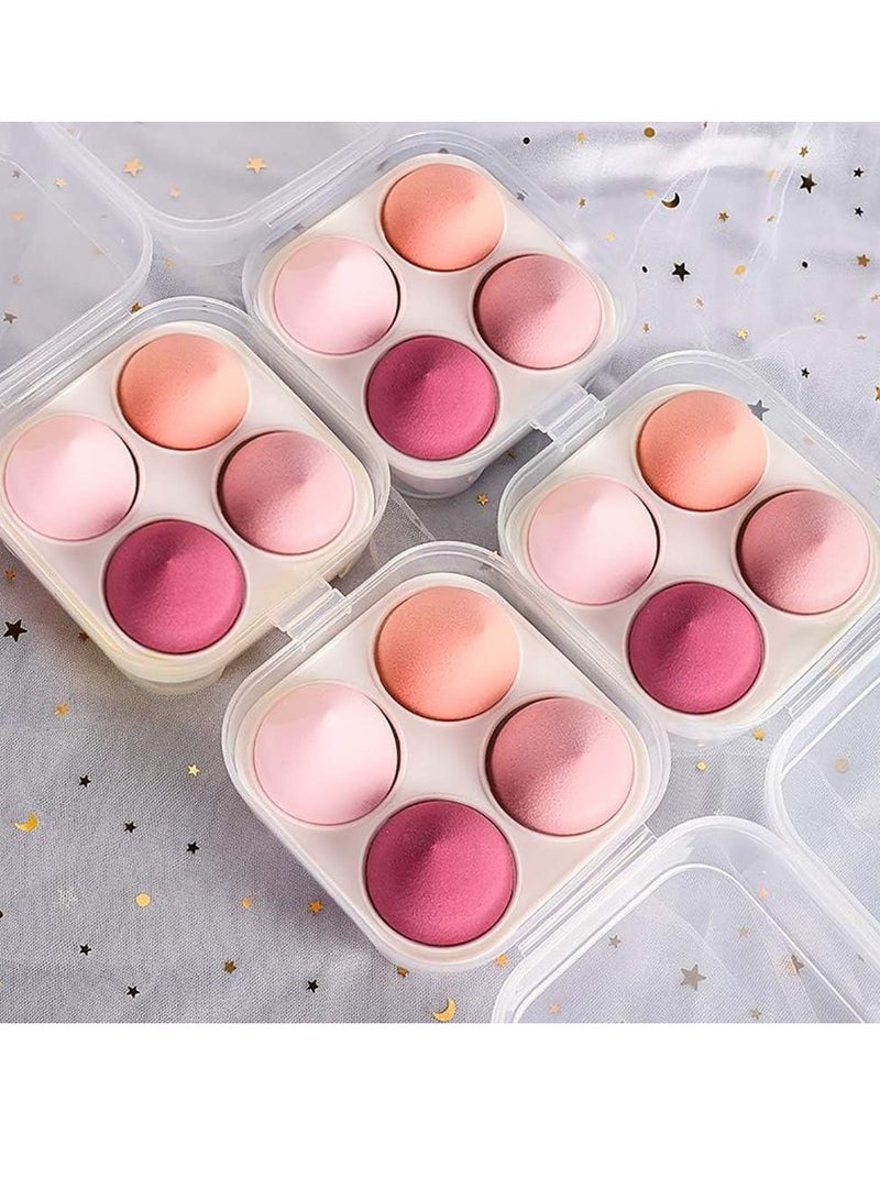 Red Blossom Beauty Blender Complexion Sponge – pack of 4 Assorted colors  - Image 1