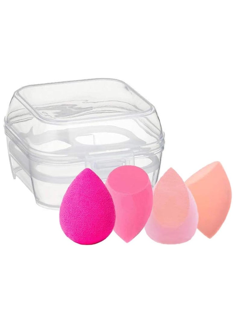 Red Blossom Beauty Blender Complexion Sponge – pack of 4 Assorted colors  - Image 2
