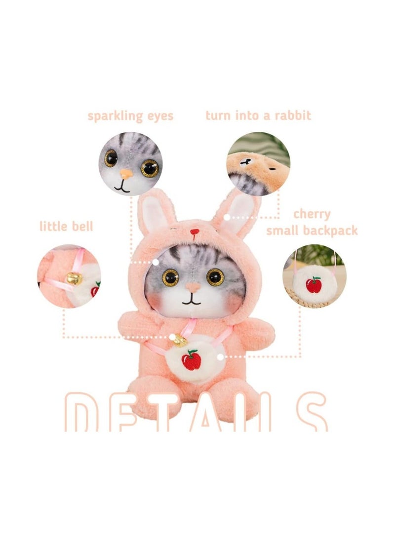 Adorable Cat Stuffed Animal Dressed in Penguin Costume Soft Cuddly Toys for Boys and Girls Birthday Gifts  - Image 1