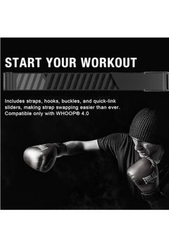 SPECTON Nylon Bicep Band for Whoop 4.0 | Whoop 3.0, Breathable Nylon for Bicep, Including Black U shape Connector  - Image 4