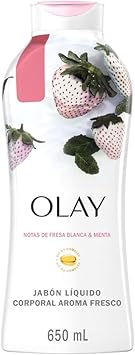 Olay Fresh Outlast Cooling White Strawberry Mint Body Wash 650 ml22 oz - Image 1