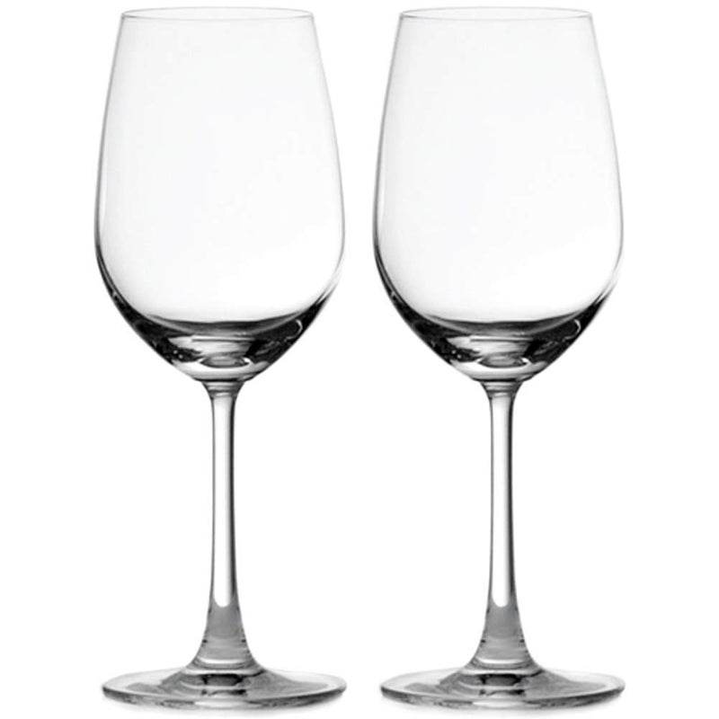 Avora Kitchenware 360 ml White Red Wine Glass Crystal Clear Home Bar Tableware Set 2 - Image 4