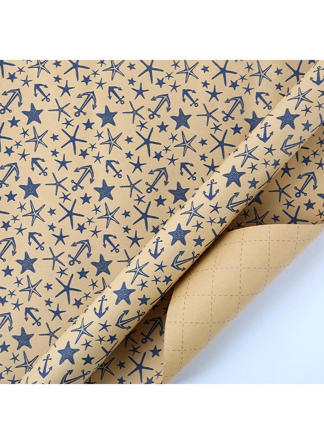 Zeemey 12 Sheets Gift Wrapping Paper With Accessories,Holiday Gift Wrapping Paper,Birthday Gift Box Gift Wrapping DIY, Gift Wrapping Paper for Birthday, Holiday, Wedding, Party,Kids Gift Wrapping (70cmX50cm)  - Image 5