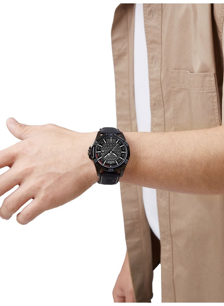 NAVIFORCE NAVIFORCE Men Casual Sport Military Quartz Calendar Wrist Watch for Man Business Leather Waterproof Male Clock  - Image 2