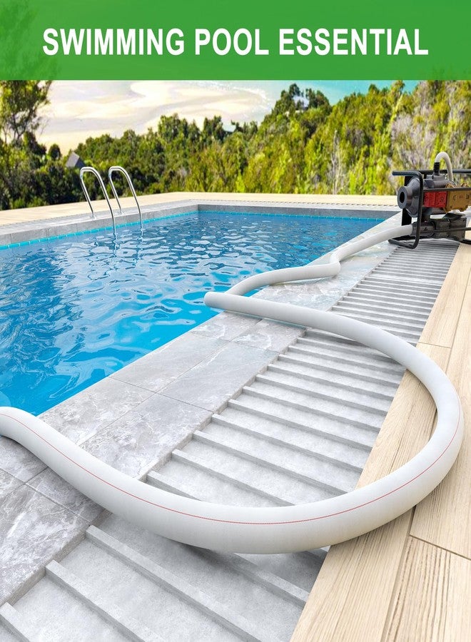 AGHITG Backwash Hose, 2 inch Fire Hose With Clamp, Heavy Duty Sump Pool Drain Hose, 60Ft Discharge Hose for Swimming Pool, Garden Irrigation. - Image 4