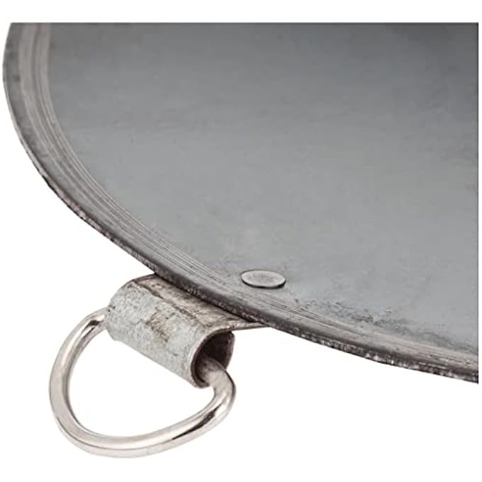 ريحني حلقة الحديد تاوا 35 سم سوداء Irt014 دوسا تاوا صانع فطائر مقلي مسطحة - Image 4