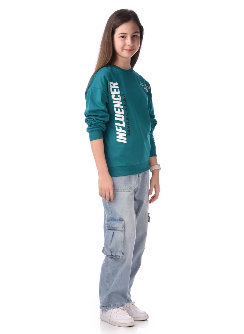 victor and jane Graphic Printed Comfy Fit Sweatshirt