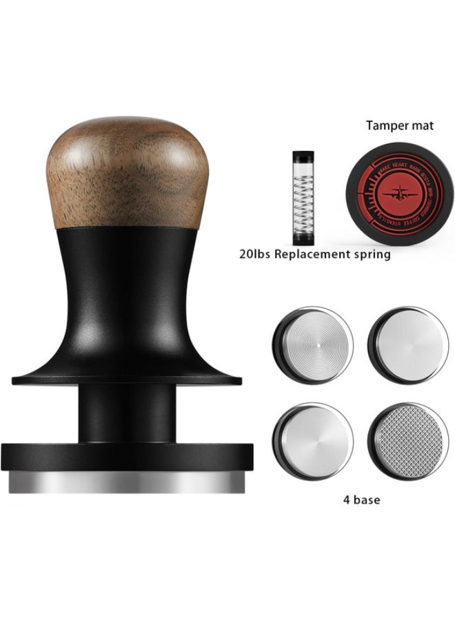 ام اتش دابيلو - ثري بومبار مكبس إسبرسو MHW-3BOMBER بمقاس 58.35 مم معاير، بقوة 30 رطل مع تغذية صوتية مجموعة مكبس إسبرسو تأتي مع ثلاث قواعد إضافية و نابض بديل بقوة 20 رطل - Image 2