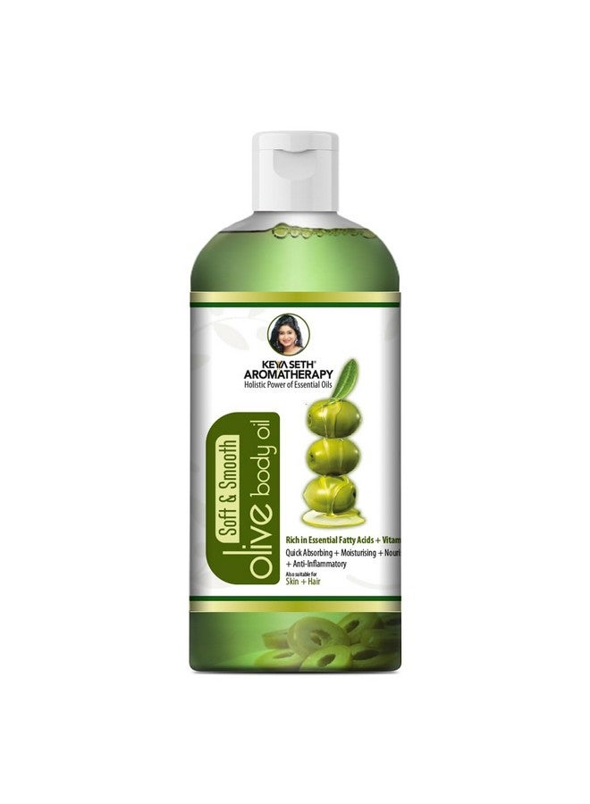 Keya Seth Aromatherapy Soft and Smooth Fairness Body Oil Nourishing Skin Treatment with Pure Olive, Sandalwood, Almond and Saffron 400ml - Image 1