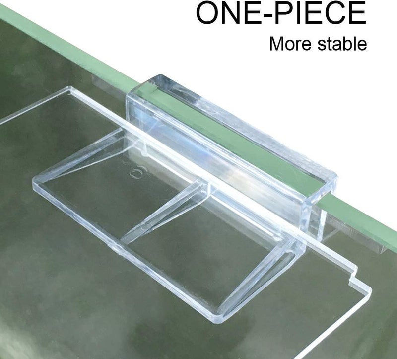 OIIKI 6 PCS Aquarium Glass Cover Clip Clear Acrylic Support Holder Aquarium Lid Clips Clamps for Aquarium Fish Tank 6mm - Image 5