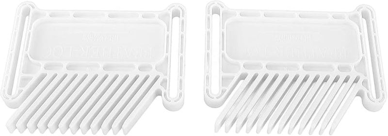 White Featherboard Loc Board Set for Woodworking Safety Protection Durable Home Use - Image 2
