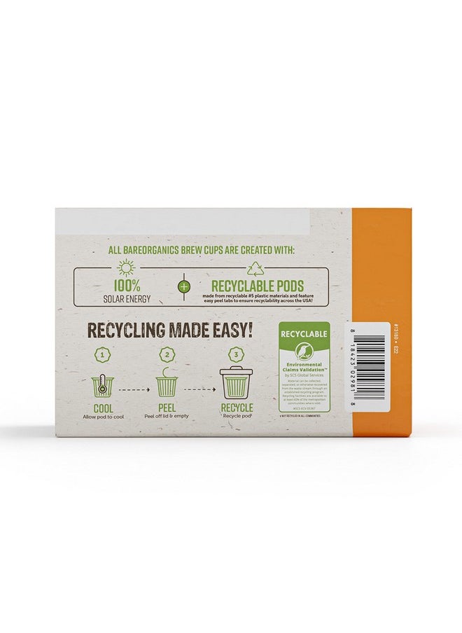 Bareorganics - 13180 Focus Coffee With Superfoods Organic Probiotic Coffee 10 Single Serve Cups - Image 1
