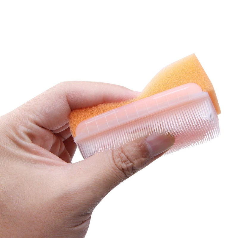 ZIZNBA ï¼ˆ6 PCS Baby Bath Time Sponge Brush- Body, Hair, and Scalp Cleaning - Gentle on Infant, Toddler Sensitive Skin - Great Sensory Feel. - Image 4