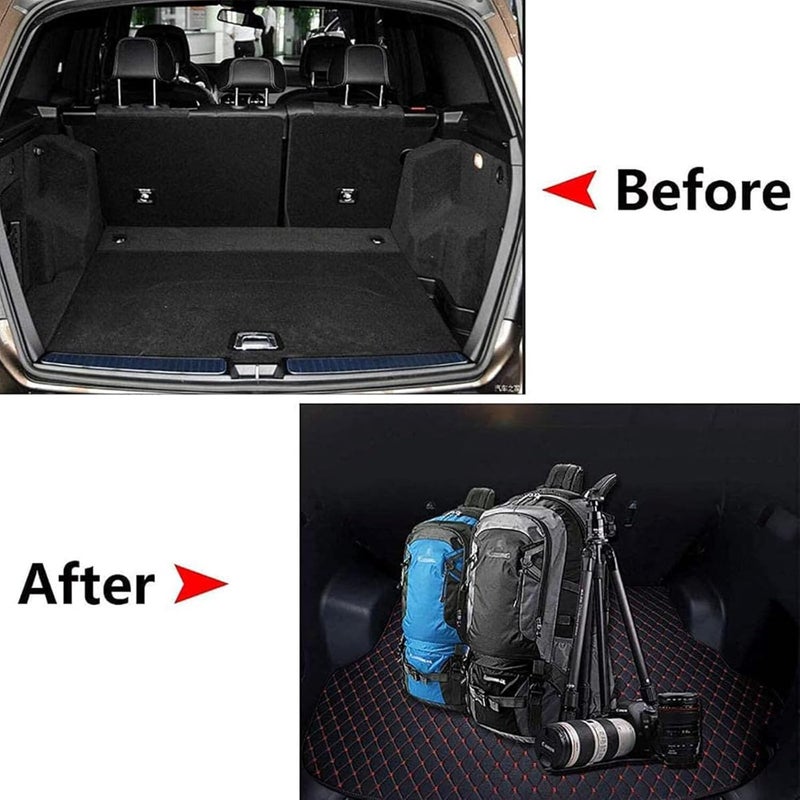 Custom Fit Leather Car Trunk Liner for Citroën C3 2016-2020, Waterproof Anti-Slip All-Weather Cargo Mat Boot Protection All Weather,Beige - Image 3