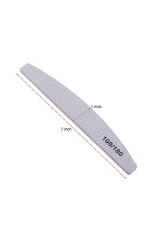 ORiTi ORiTi 25 Pieces 100/180 Grits Nail Files Buffers Professional Double Sided Emery Boards Manicure Tool for Acrylic Nails  - Image 5