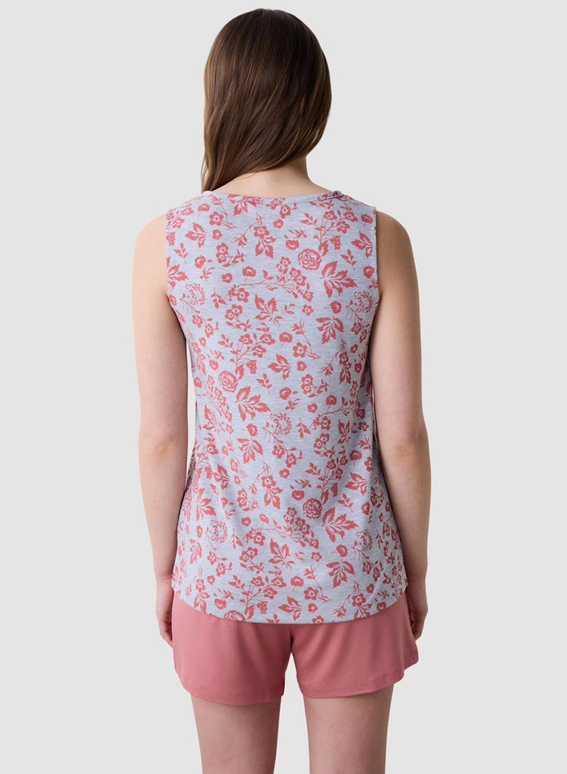 Penti Mia Shorts Dusty Pink Pyjama Set - Image 2